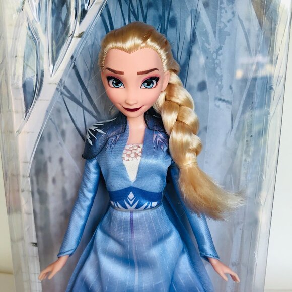 New in Box-Hasbro Disney Frozen 2 Elsa Fashion Doll with Long Blonde Hair - Picture 7 of 14